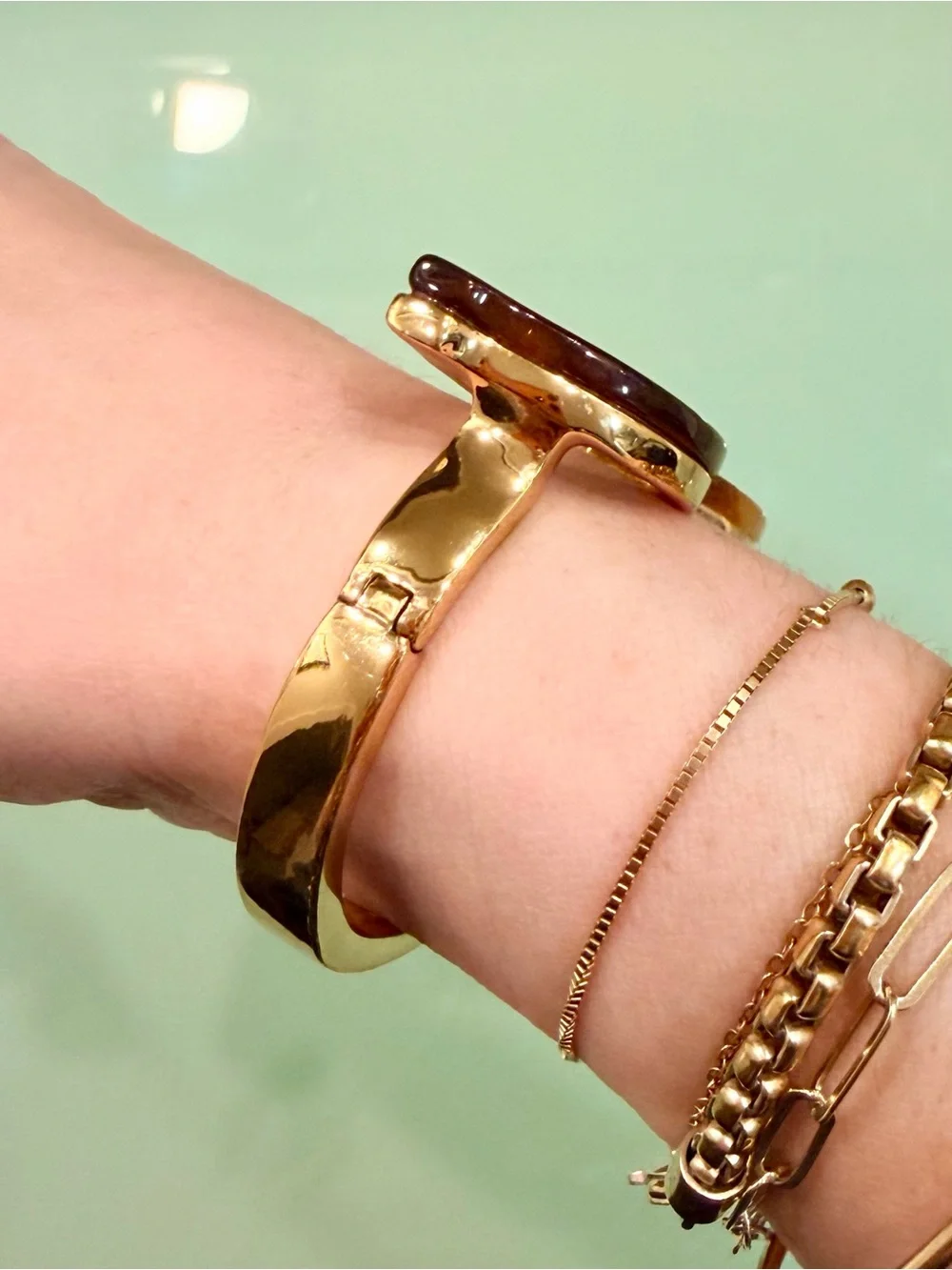 Kate Spade Tortoiseshell Eyeglass Bracelet - Picture 2 of 7